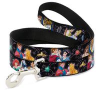 Dog Leash Disney Princesses Dancing WIDE 1.5"
