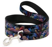 Dog Leash Dory 4-Hiding Poses Under the Sea NARROW 0.5"