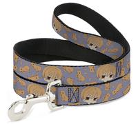 Dog Leash Fruits Basket Chibi Kyo Soma and Cat Scattered Blue/Orange