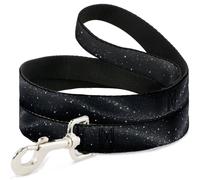 Dog Leash Galaxy Arch Black/Gray/White NARROW 0.5"