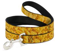 Dog Leash Mac & Cheese Vivid WIDE 1.5"