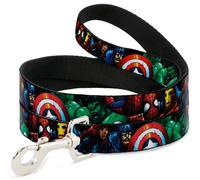 Dog Leash Marvel Universe Superheroes Stacked