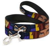 Dog Leash Masters of the Universe Revelation Character Close-Up Blocks WIDE 1.5"
