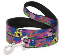 Dog Leash Nerd SpongeBob & Patrick Starfish Running JUMPIN' JELLYFISH Multi Col