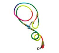 Dog Leash, Nylon Animali che addestrano il guinzaglio a piedi con cucitura riflettente Crossbody Regolable Cross Dog Guinze (UN)