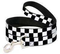 Dog Leash Olde Scotland Yard Checker Midnight Blue/White