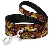 Dog Leash POST COCOA PEBBLES Logo and Vivid Cereal Browns