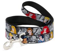 Dog Leash Princess Pose/Princess & Prince Scene Grays/Multi Color