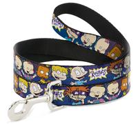 Dog Leash RUGRATS Group Pose WIDE 1.5"