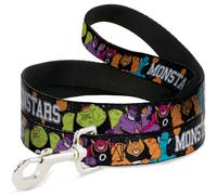 Dog Leash Space Jam MONSTARS 5-Player Group Pose/Basketballs Galaxy Black/White