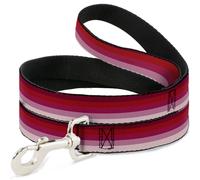 Dog Leash Spectrum Pink WIDE 1.5"