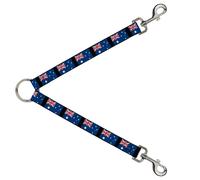 Dog Leash Splitter Australia Flags