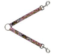 Dog Leash Splitter Born to Raise Hell Pink