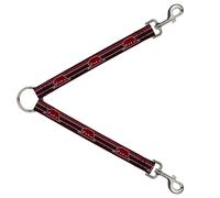 Dog Leash Splitter Cali Bear/Aztec4 Black/Dark Reds/Cream