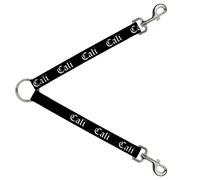 Dog Leash Splitter CALI Old English Black/White