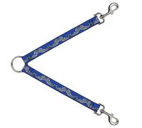 Dog Leash Splitter Celtic Knot4 Blues/Black/White