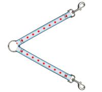 Dog Leash Splitter Chicago Flags