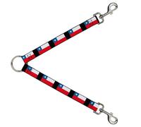 Dog Leash Splitter Chile Flags