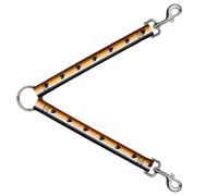 Dog Leash Splitter Flag Bear Pride2 Black/Brown/Orange/Yellow/Tan/White/Gray/Bla