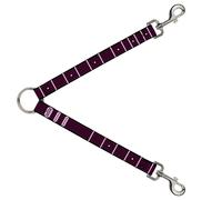 Dog Leash Splitter Guitar Neck Black/White/Pink