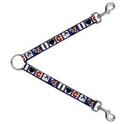 Dog Leash Splitter I HEART COLORADO SKIING Logos/Mountain