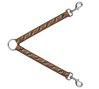 Dog Leash Splitter Kokopelli Icon/Western Tan/Brown/Reds