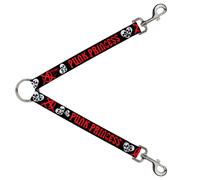 Dog Leash Splitter Punk Princess Black/Red/White