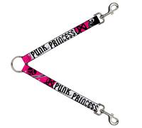 Dog Leash Splitter Punk Princess w/Zippers & Skulls