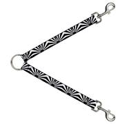Dog Leash Splitter Rising Sun White/Black