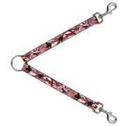 Dog Leash Splitter Rising Sun White/Red