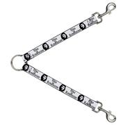 Dog Leash Splitter VIVA LA REVOLUCION Che White/Black