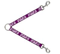 Dog Leash Splitter YOU'VE GOT TO BE KIDDING ME Purple/White