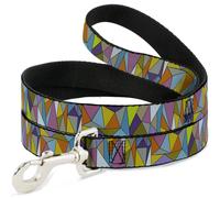 Dog Leash Stained Glass Mosaic Multi Color