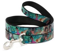 Dog Leash The Jungle Book Scenes WIDE 1.5"