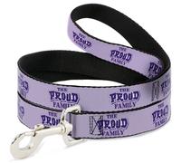 Dog Leash THE PROUD FAMILY Title Logo Purples