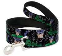 Dog Leash The Riddler w/Batman Silhouette WIDE 1.5"