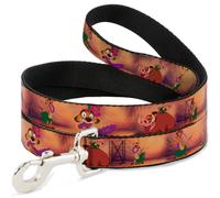 Dog Leash Timon & Pumba The Hula Song Poses NARROW 0.5"