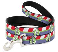 Dog Leash Toy Story Buzz Lightyear Space Ranger Logo/Striping Red/White/Green/Pu