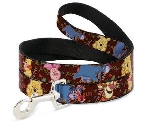 Dog Leash Winnie the Pooh Character Poses