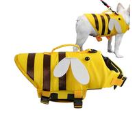 Dog Life Vest - Waterproof Adjustable Safety Jacket With Handle Quick Release Buckle | Floatation Safety Swimming Vest For Pool Beach Boating Training Water Sports Use Outdoor Travel Gear