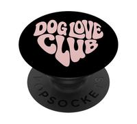 DOG LOVE CLUB - Cane Amante dei cani PopSockets PopGrip Adesivo