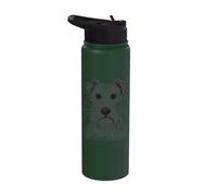 Dog Lover Abstract Scribble Art Cute Puppy Capybara Drawing Stainless Steel Insulated Water Bottle