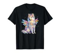 Dog Lover American Eskimo per le donne colorate Maglietta