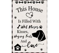 Dog Lover Notebook - This House is Filled with Wet Nose - Dog Mom Gift: 120 Lined Pages at 6 x 9 Inches