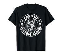 Dog Lover t Animals Pastore Tedesco Orecchie Up System Armed Maglietta