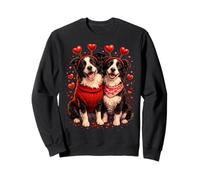 Dog Lovers Border Collie Couple in Love Felpa
