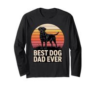 Dog Make Everything Better I Love Labrador Best Dog Dad Ever Maglia a Manica