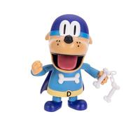 Dog Man Action Figure Bark Night 12,7 cm, ufficiale Jakks Pacific, articolata con braccia e orecchie mobili, include accessorio ispirato al libro, per bambini e collezionisti