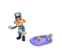 Dog Man - Action Figure Snodabile da 12,7 cm con Accessori Ispirata al Film e alla Serie di Libri Prodotto Ufficiale Jakks Pacific, Perfetta per Piccoli Fan e Collezionisti