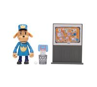 Dog Man - Action Figure Snodabile da 12,7 cm con Accessori (Wave 3) Ispirata al Film e alla Serie di Libri Prodotto Ufficiale Jakks Pacific, Perfetta per Piccoli Fan e Collezionisti